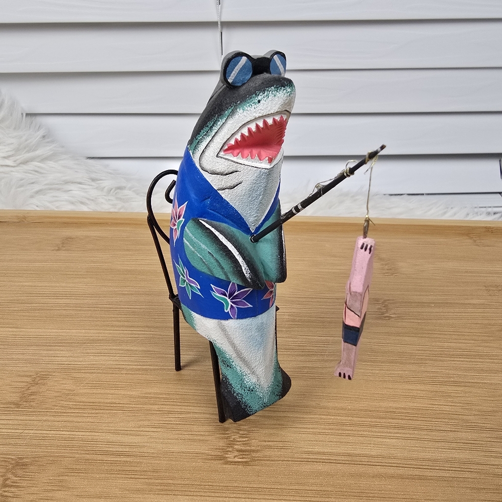 Fishing Shark on a Chair Decor - Picture 3 of 16